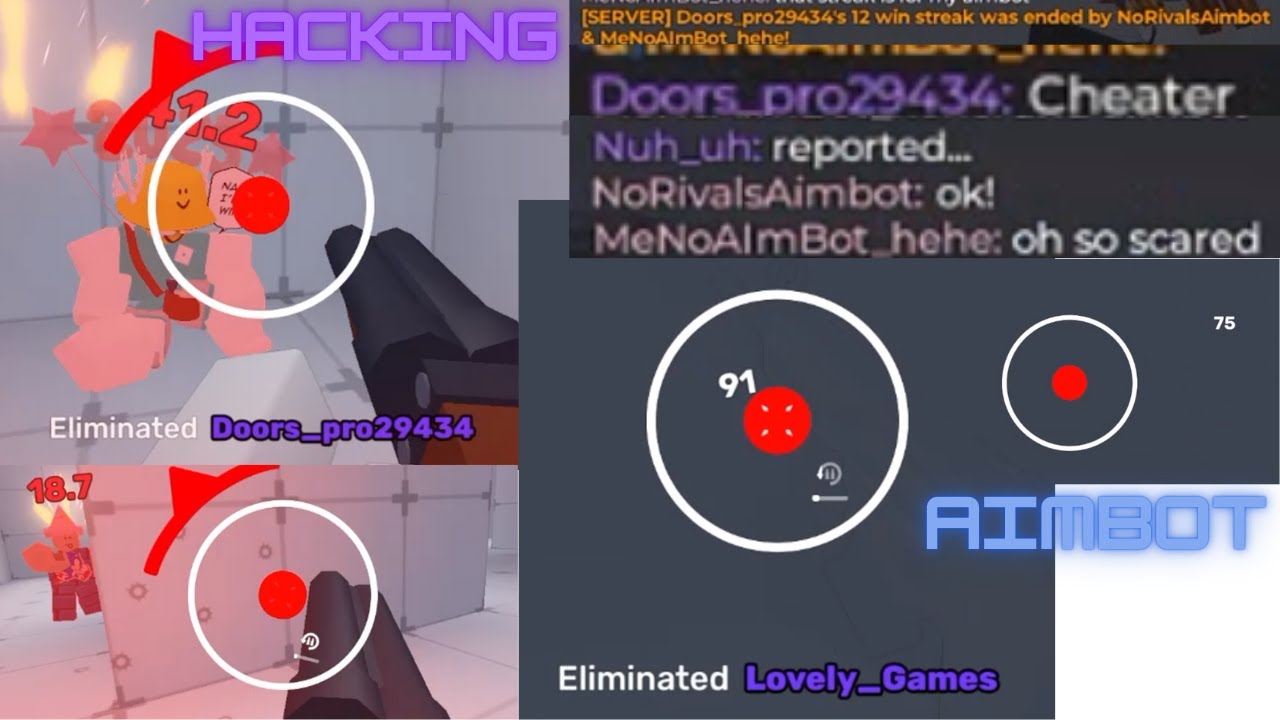 Aimbot Rivals WE HAVE AIMBOT IN ROBLOX RIVALS? - YouTube