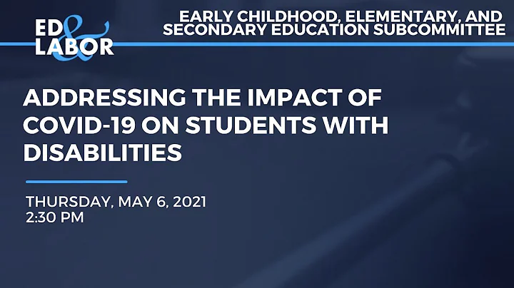 Addressing the Impact of COVID-19 on Students with Disabilities