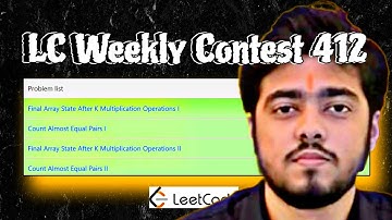 LEETCODE WEEKLY CONTEST 412