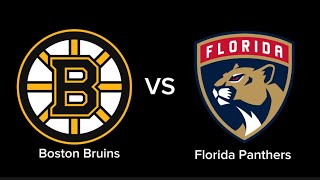 Boston Bruins (3) vs Florida Panthers (7) 3/26/24