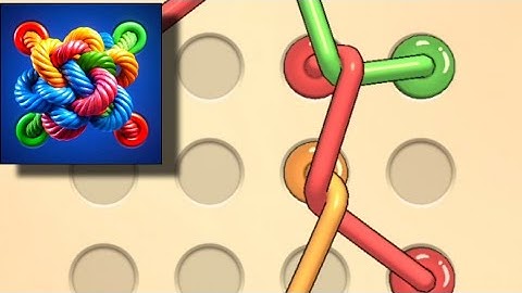 Twisted Rope Tangle Puzzle Level 1-10 Walkthrough Gameplay Android,iOS