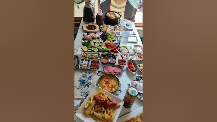 فطور الصباح التركي 🇹🇷 #تركيا  #breakfast #turkey #yummy
