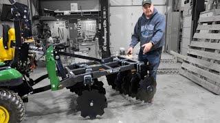 3 Point Disc Harrow & Core Plug Aerator for Compact Tractors! Tractor Basics!