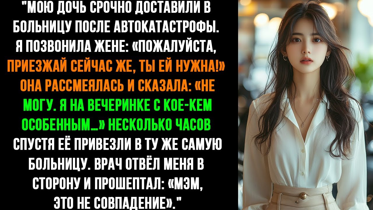 Звонок жене из приёмного покоя: её смех в трубке спровоцировал НЕОЖИДАННУЮ ДЛЯ ВСЕХ МЕСТЬ.