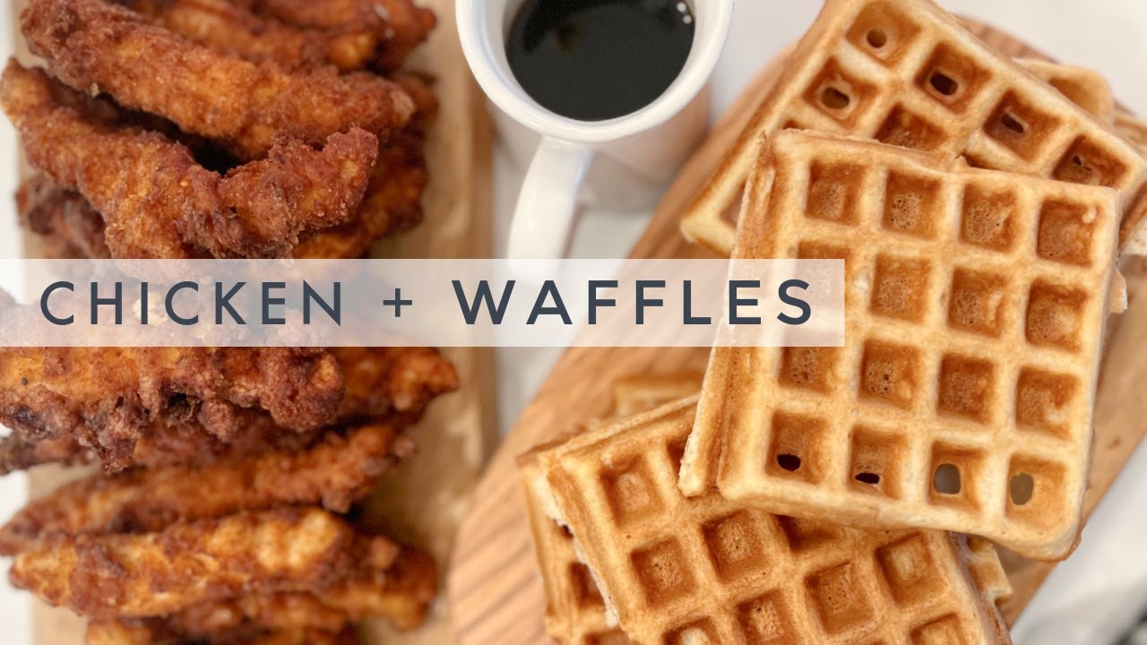 CHICKEN AND WAFFLES + COLLARD GREENS