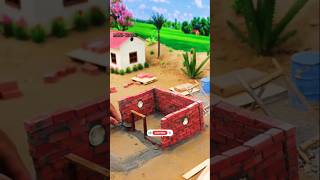 🔥 Amazing Mini Pig House Build with Tin Roof | Mini Building Construction in Village Style#minihouse