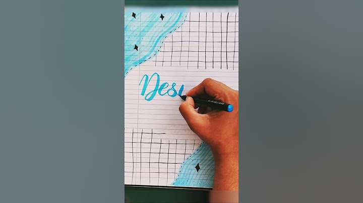 Transform Your Notebook: Create a Stunning Front Page #shorts #calligraphy #creative