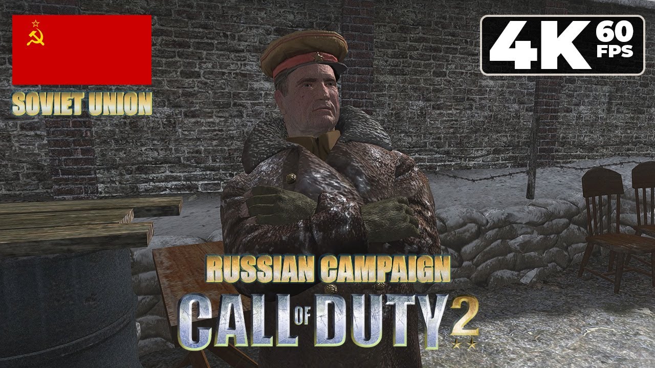 Call of Duty 2 (PC) - RUSSIAN (SOVIET) Campaign - 4K60 Walkthrough - No ...
