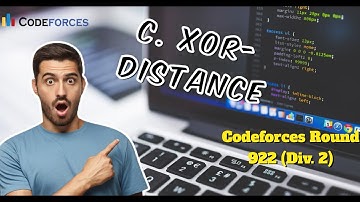 Xor-Distance  |  Codeforces Round 922 (Div. 2) | Problem C
