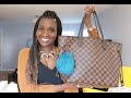 What's in my Bag?! 2020 | My Everyday Essentials | Louis Vuitton NeverFull MM | Damier Ebene