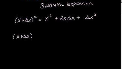 Binomial Expansion AP Calculus AB
