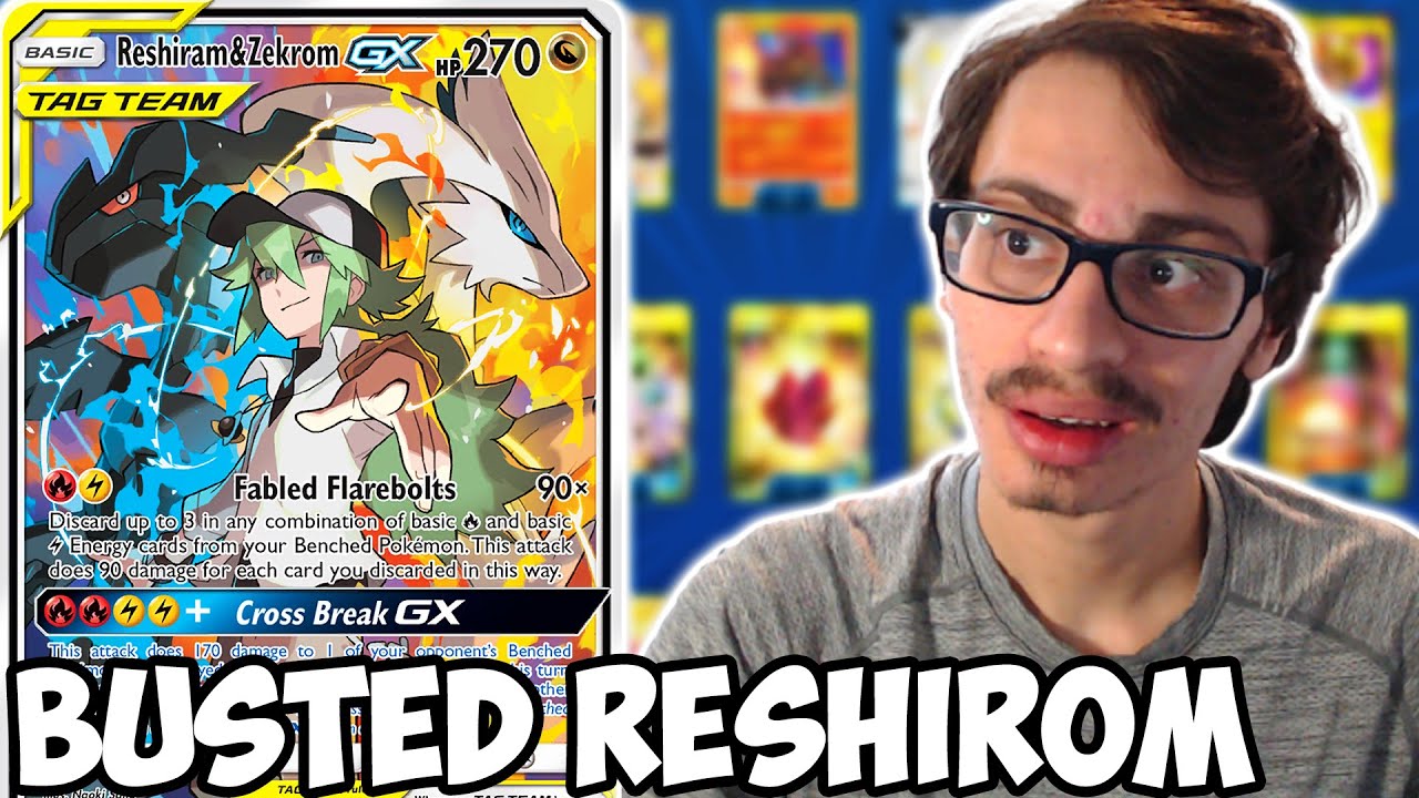 Pokemon TCG Online Reshiram Zekrom GX Eelektrik VS Rowlet Alolan