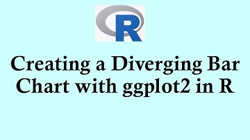 R programming tutorial: Creating a Diverging Bar Chart with ggplot2 in R