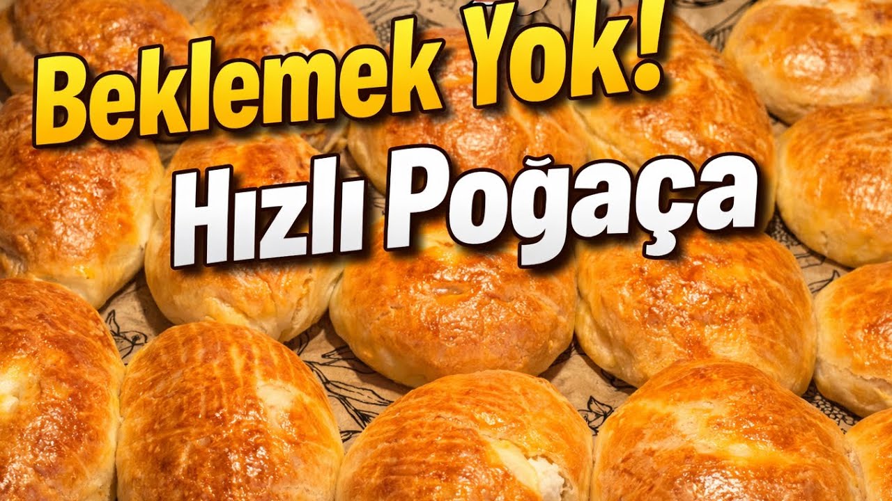 Beklemek Yok! 10 Dakikada Mayasız Poğaça | 3 Farklı Şekilde Peynirli Poğaça