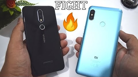 Nokia 6.1 Plus vs Redmi Note 5 Pro | Speed Test Comparison