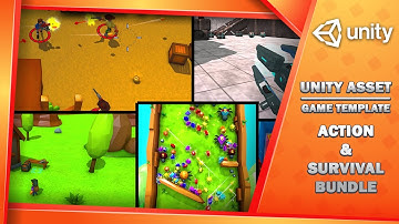 Action Survival Template Collection – Multi-Genre Gameplay Demo (Unity Templates)