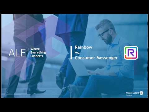 Alcatel-Lucent Rainbow - Messenger APP für Ihre Mitarbeiter gem. DSGVO