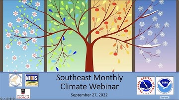Southeast Monthly Climate Webinar + Modernizing How You Access Water Data