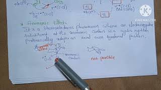 Anomeric effect(negative hyperconĵugation effect) in dichloromethane.