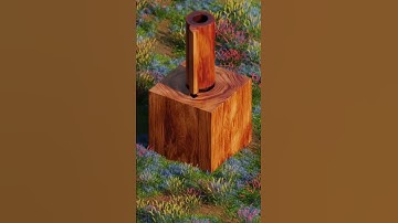 Wooden pieces fitting perfectly! #ASMR #shorts #satisfying #3danimation #cgi #relaxing #nft