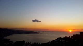 Sunset of Lebanon, the sun will rise again tomorrow on the 11th of January