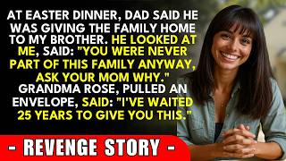 My Parents Gave the Family Home to My Brother at Easter—Grandma's 25 Year Secret Changed Everything