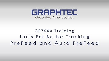 Tools for Better Tracking: PreFeed and Auto PreFeeding on the CE7000
