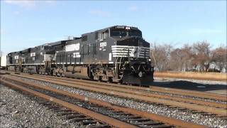 An Afternoon on Norfolk Southern's Chicago Line at Whiting, Indiana, 01.08.12