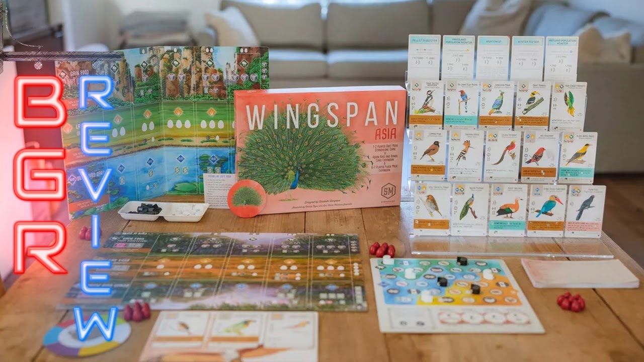 Wingspan Asia Duet Mode Review Plus the 5 Best Cards From the
