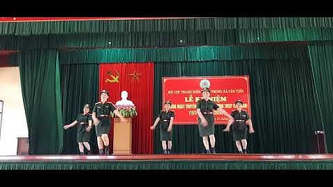 Vũ điệu bác đang cùng chúng cháu hành quân - clbds thôn kinh giao