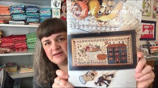 Celeste Creates - FlossTube #7 - All the Fall, Sunspots and a Mini Quilt Hopeful