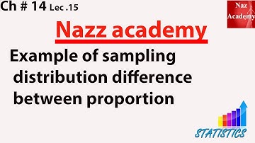 Example of sampling distribution difference between proportion ch 14 lec 15
