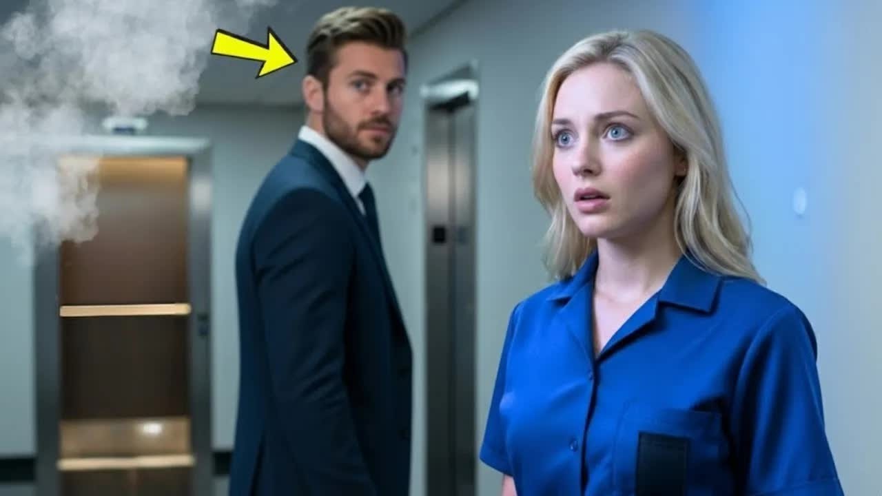 Schüchterne Putzfrau flüstert Warnung an Fremden – nicht wissend, dass er der Firmenchef ist