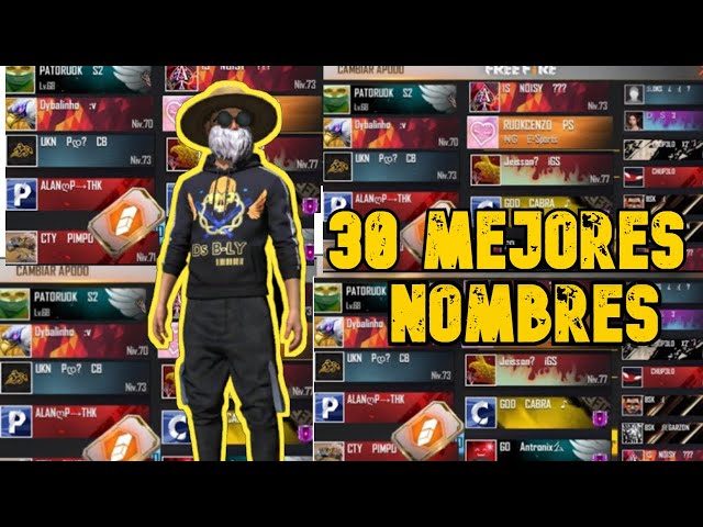 Nombres Free Fire: la mejor lista de nick para poner en el juego