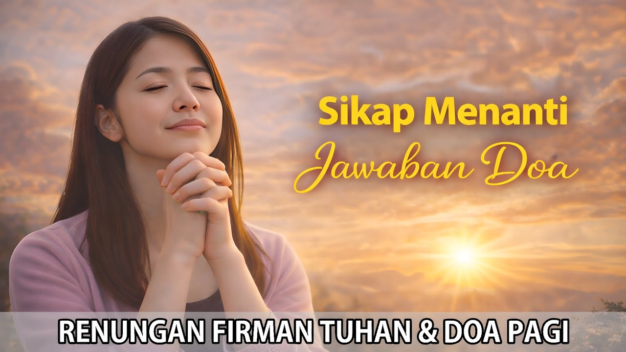 SIKAP MENANTI JAWABAN DOA - Renungan Firman Tuhan & Doa Pagi - Ev. Effendy