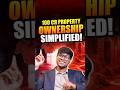 Fractional Ownership: Smart Way to Buy Property | #ytshorts #shorts #fractionalownership #realestate