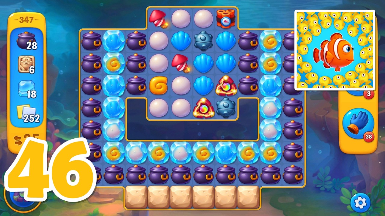 Fishdom - Gameplay Walkthrough Part 46 (Android, iOS)