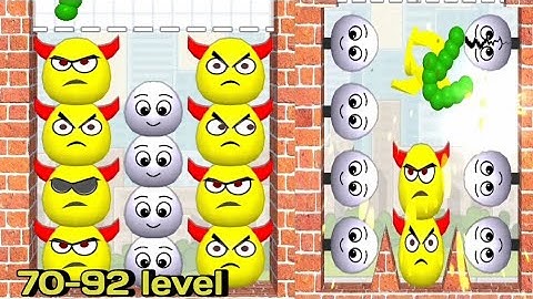 Draw to smash 70-92 level offline mobile puzzle game play #viral #drawtosmash