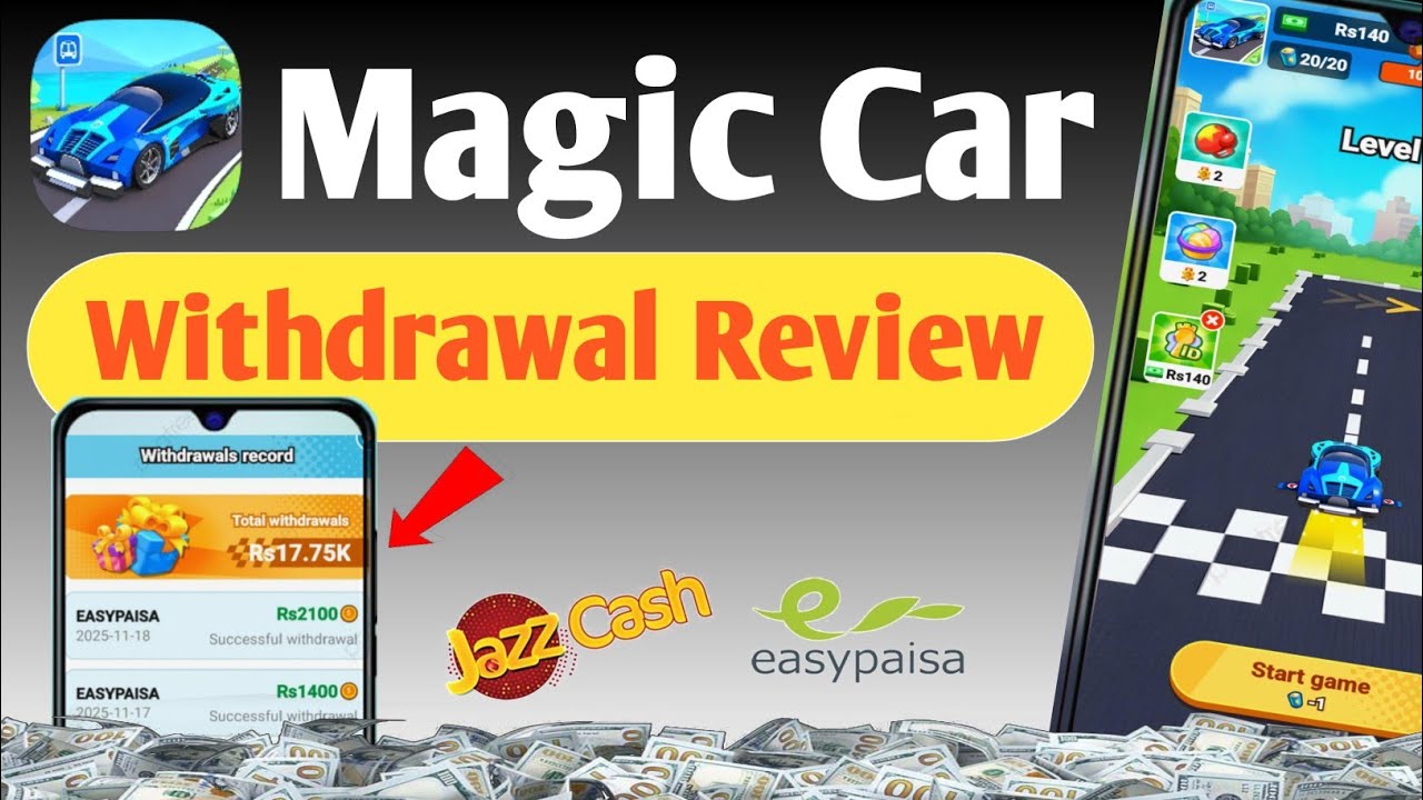 Magic Car Game Full Review | Real Earning or Fake? | Withdrawal Proof
