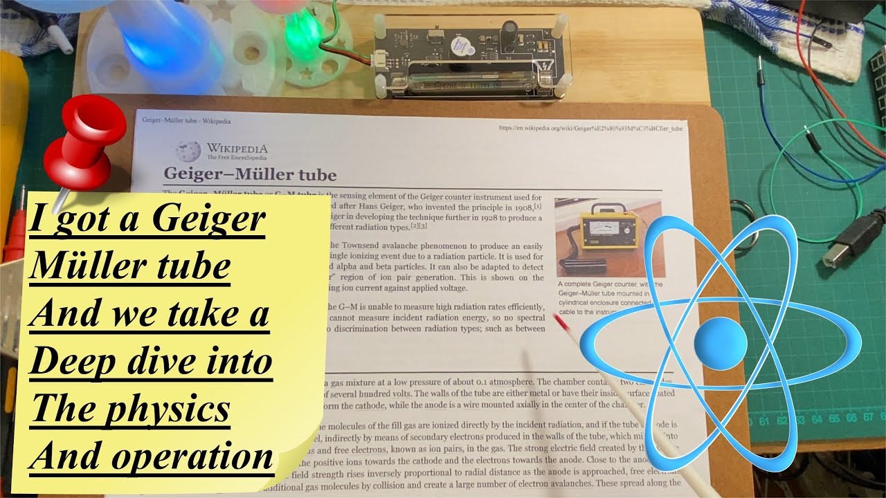 Geiger Müller tubes explained #xray #nuclear #geigercounter #radiation #arduino #electronics