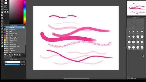 Medibang Paint Pro Part 2 - Brushes, Layers, and Coloring