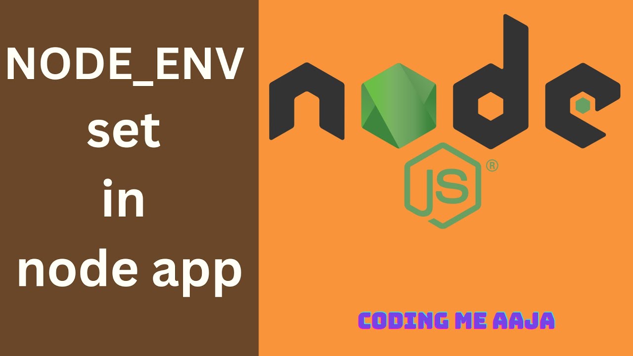 nodejs app me NODE_ENV kaise set kre - YouTube