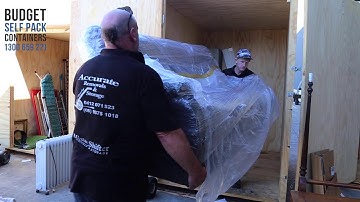 Shipping Container Load with Furniture