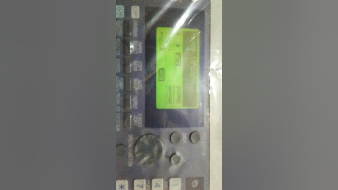 How to sharp arm207 error code H400 sharp arm207 reset code YouTube