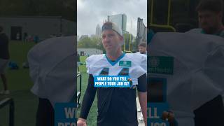 Do you tell people youre a pro football player⁉️  #carolinapanthers #nfl