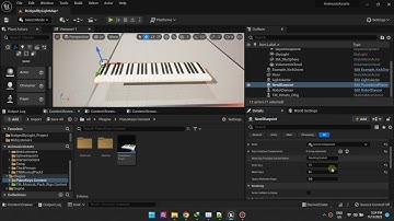 Animatable Modular Piano Keys [UNREAL ENGINE]