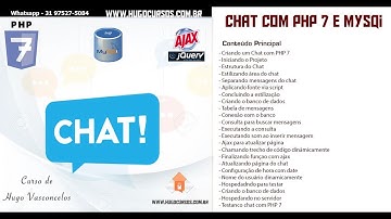 Chat com PHP 7 - Aula 08 - Criando o banco de dados