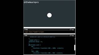 HTML | CSS | Loader Animation | Interactive Component | UI design | #shorts #ui #uidesign