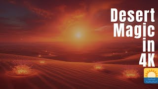 🏜️ Golden Desert Dunes in 4K | Nature’s Silence &amp; Timeless Beauty 🌍✨| Vlog#3