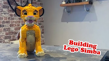 Building Lego Simba